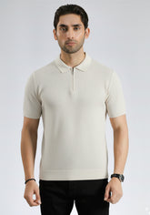 Cream Texture Shirt
